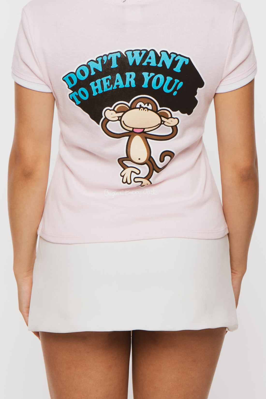 Can't Hear You - Bobby Jack Rhinestone Ringer Top -Pink — image 6