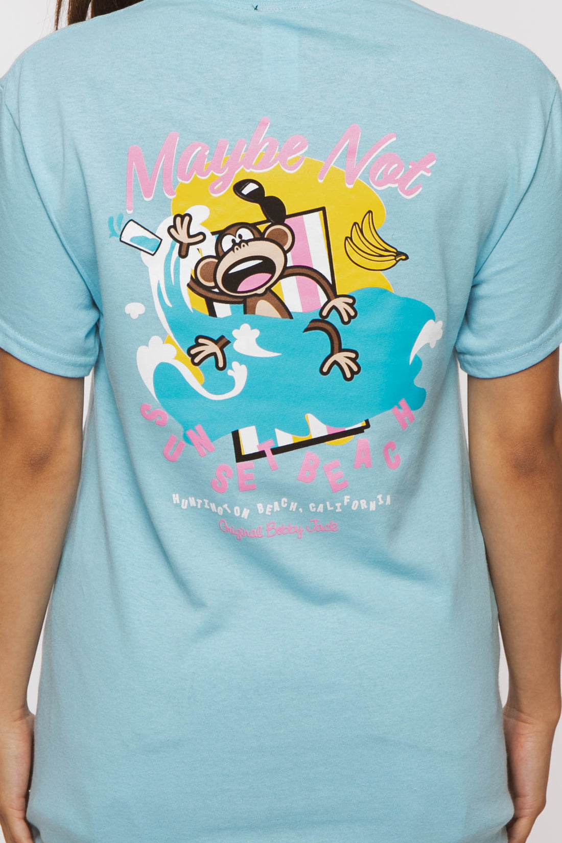 Just Vibin - Bobby Jack Boyfriend Rhinestone T-Shirt -Blue — image 11