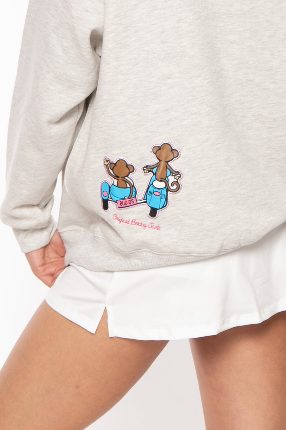 Besties - Bobby Jack Oversized Premium Sweatshirt - Heather Grey — image 13