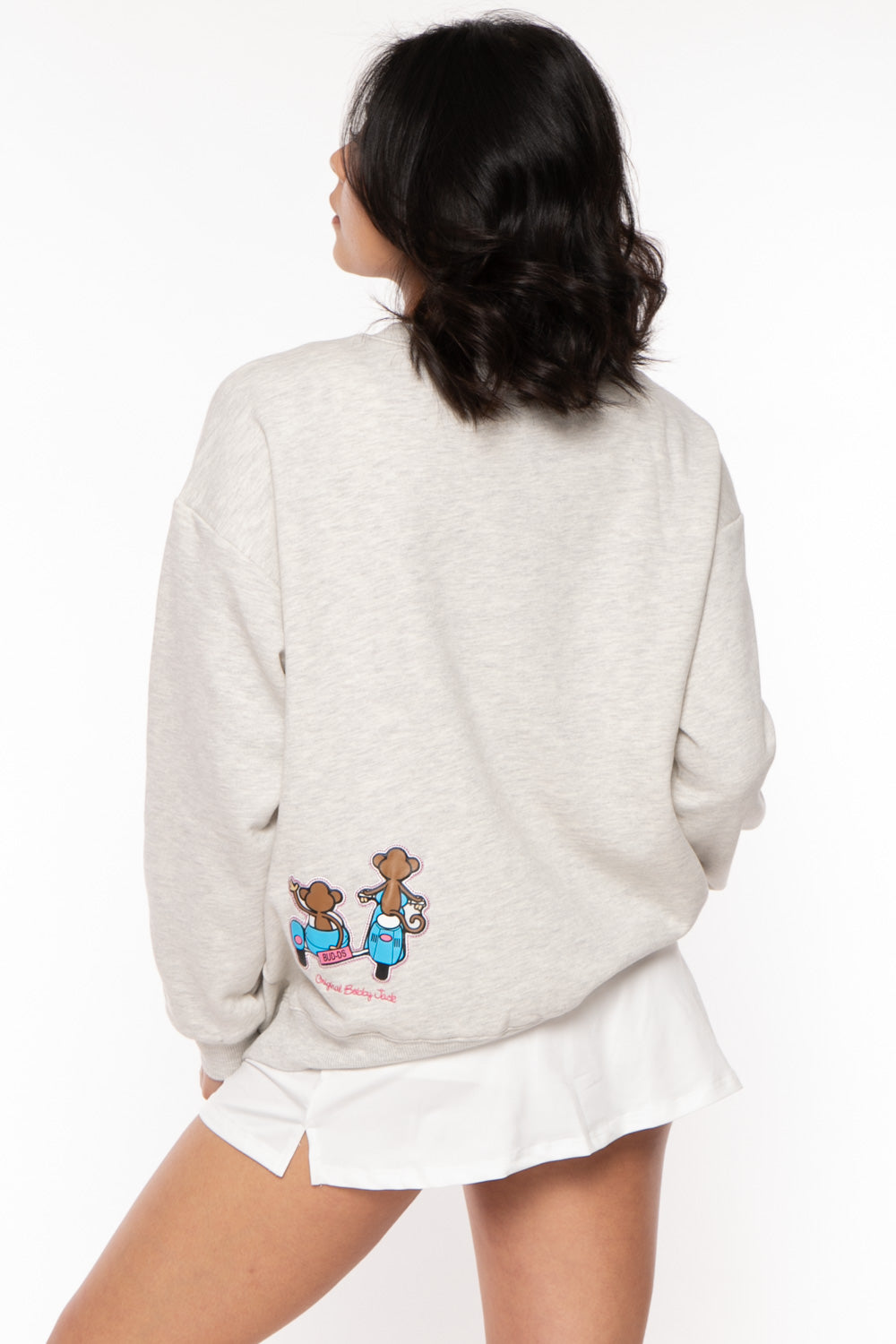 Besties - Bobby Jack Oversized Premium Sweatshirt - Heather Grey — image 12