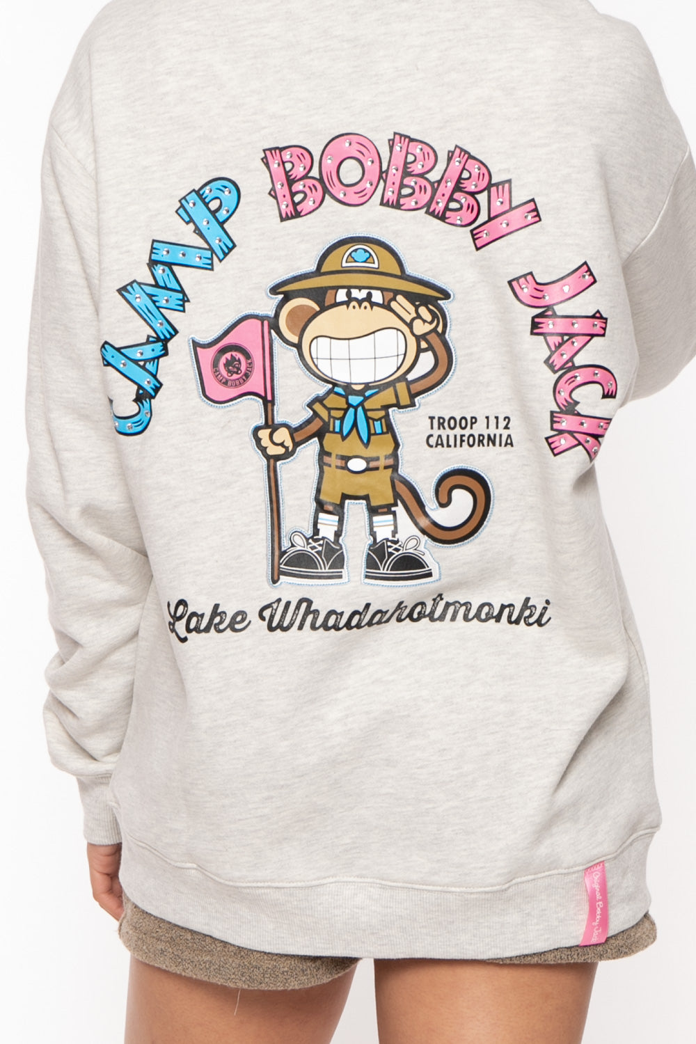 Camp - Bobby Jack Oversized Premium Zip Hoodie - Heather Grey — image 12