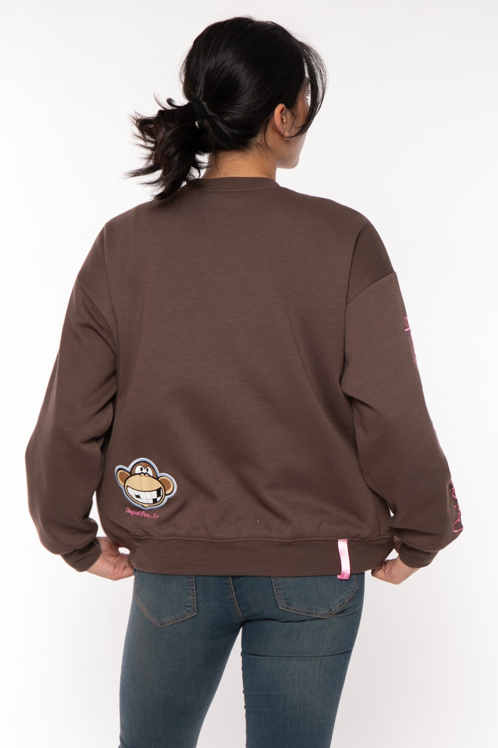 I Love Candy - Bobby Jack Oversized Premium Sweatshirt - Brown — image 9
