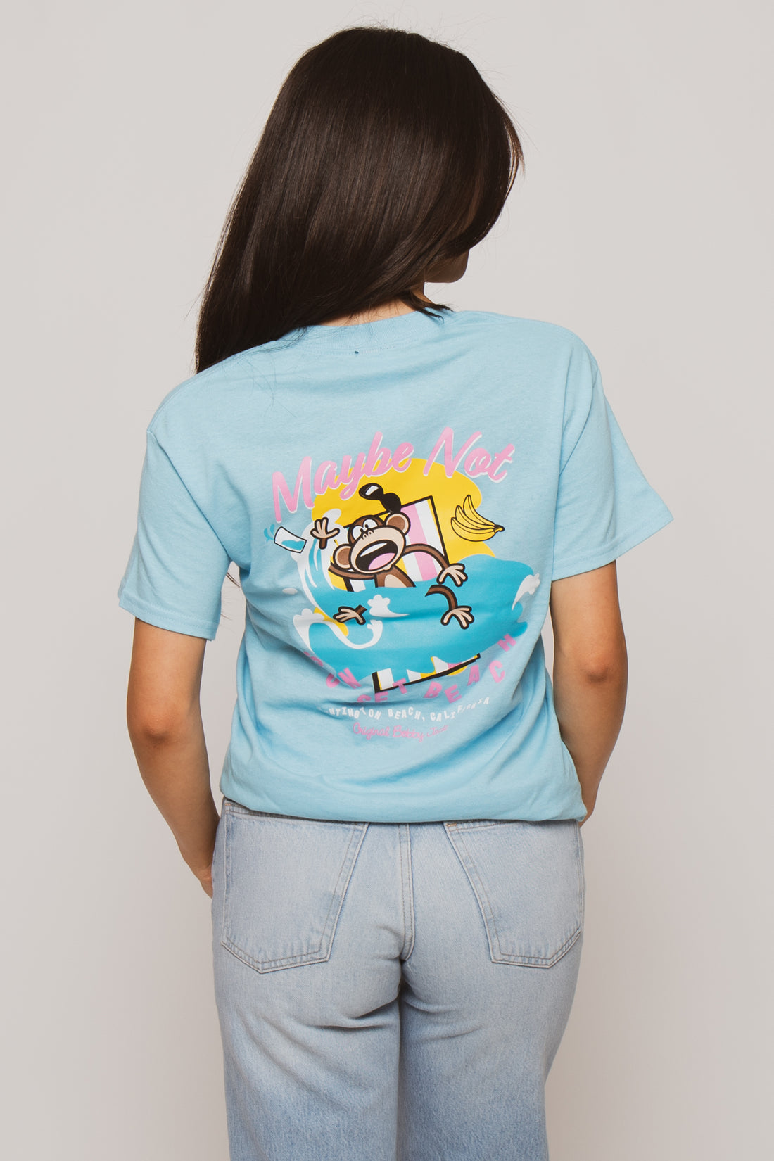 Just Vibin - Bobby Jack Boyfriend Rhinestone T-Shirt -Blue — image 5