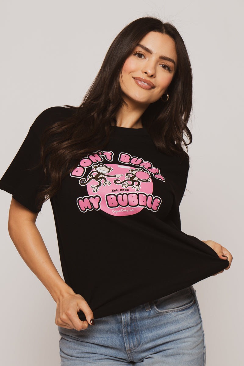 Don't Burst - Bobby Jack Unisex T-Shirt - Black — image 3