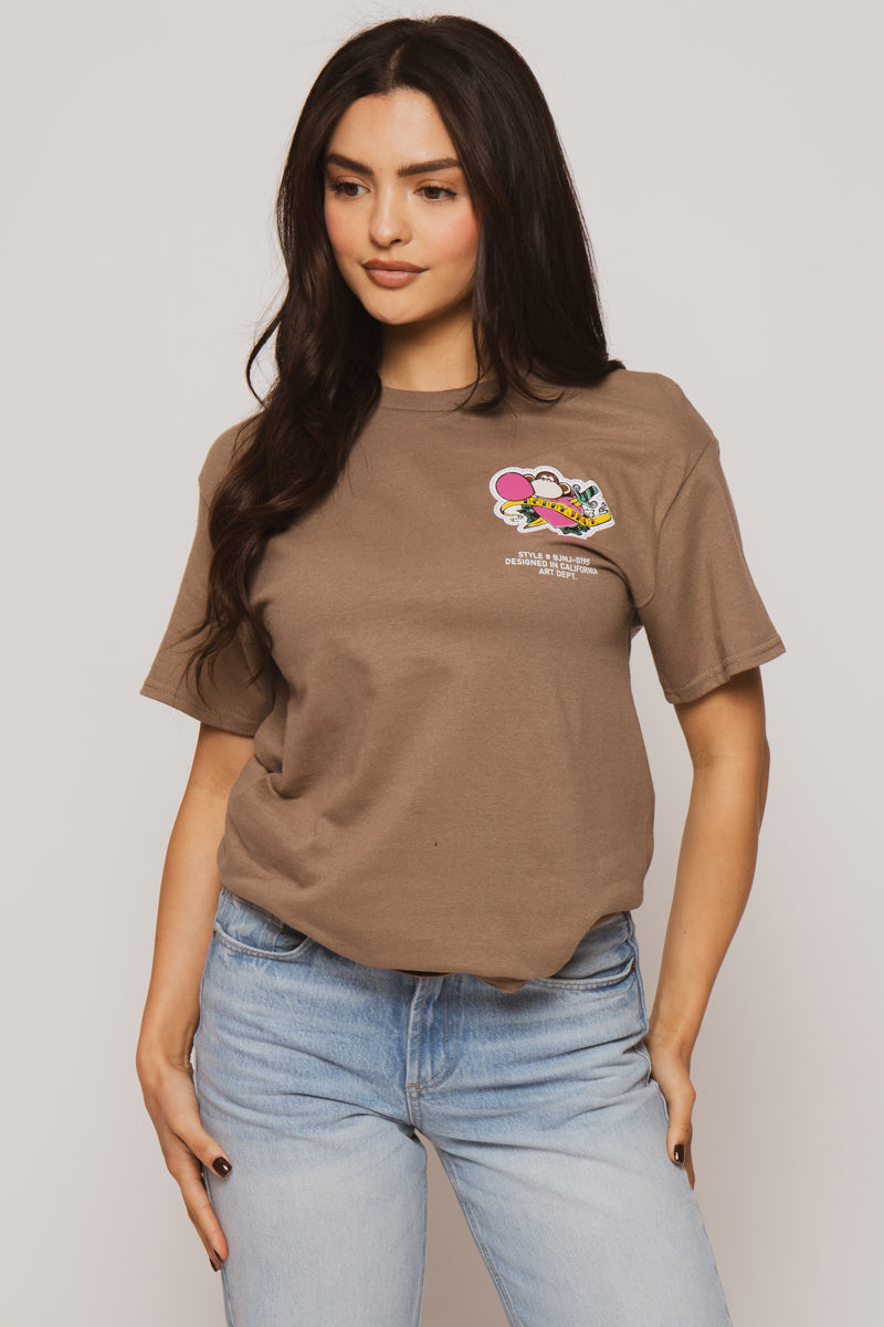 Birds - Bobby Jack Limited Unisex T-Shirt - Brown — image 4