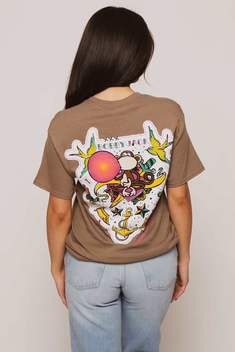 Birds - Bobby Jack Limited Unisex T-Shirt - Brown — image 2