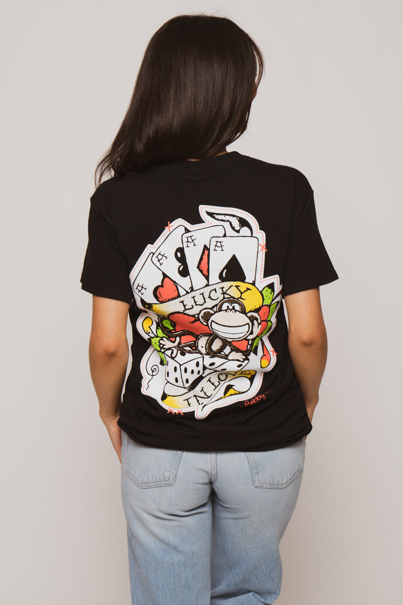 Lucky - Bobby Jack Limited Unisex T-Shirt - Black – Bobby Jack Brand