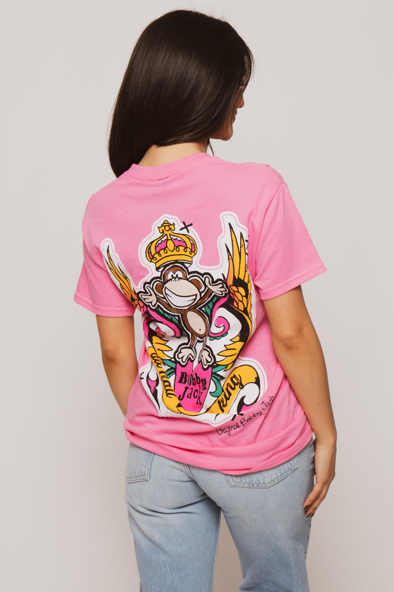 King - Bobby Jack Limited Unisex T-Shirt - Pink