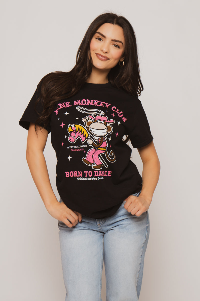 The Club - Bobby Jack Rhinestone Unisex T-Shirt - Black — image 5