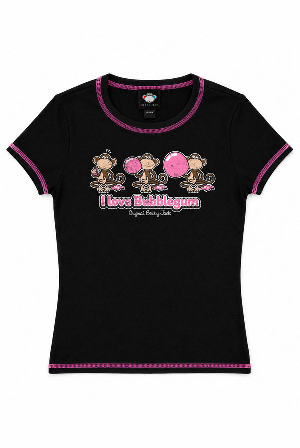 Bubblegum - Bobby Jack Baby Tee - Black