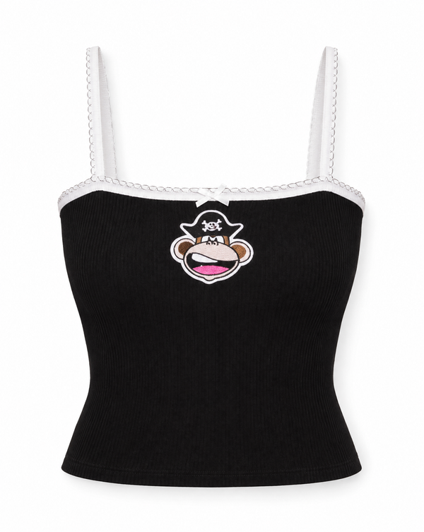Ahoy Matey - Bobby Jack Cami Top - Black