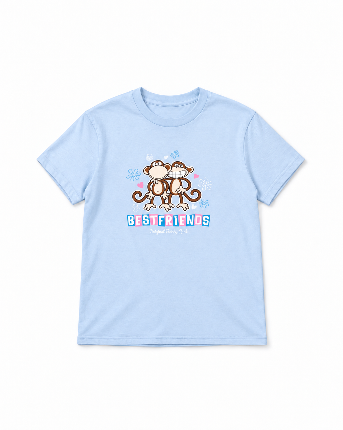 Best Friends - Bobby Jack Boyfriend T-Shirt -Blue — image 1