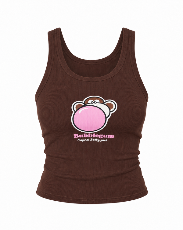 Bubblegum- Bobby Jack Tank Top - Brown