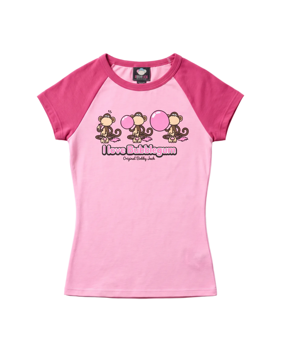 Bubblegum - Bobby Jack Raglan Top - Pink — image 1