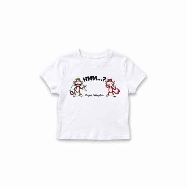 Angel Devil - Bobby Jack Crop Top - White