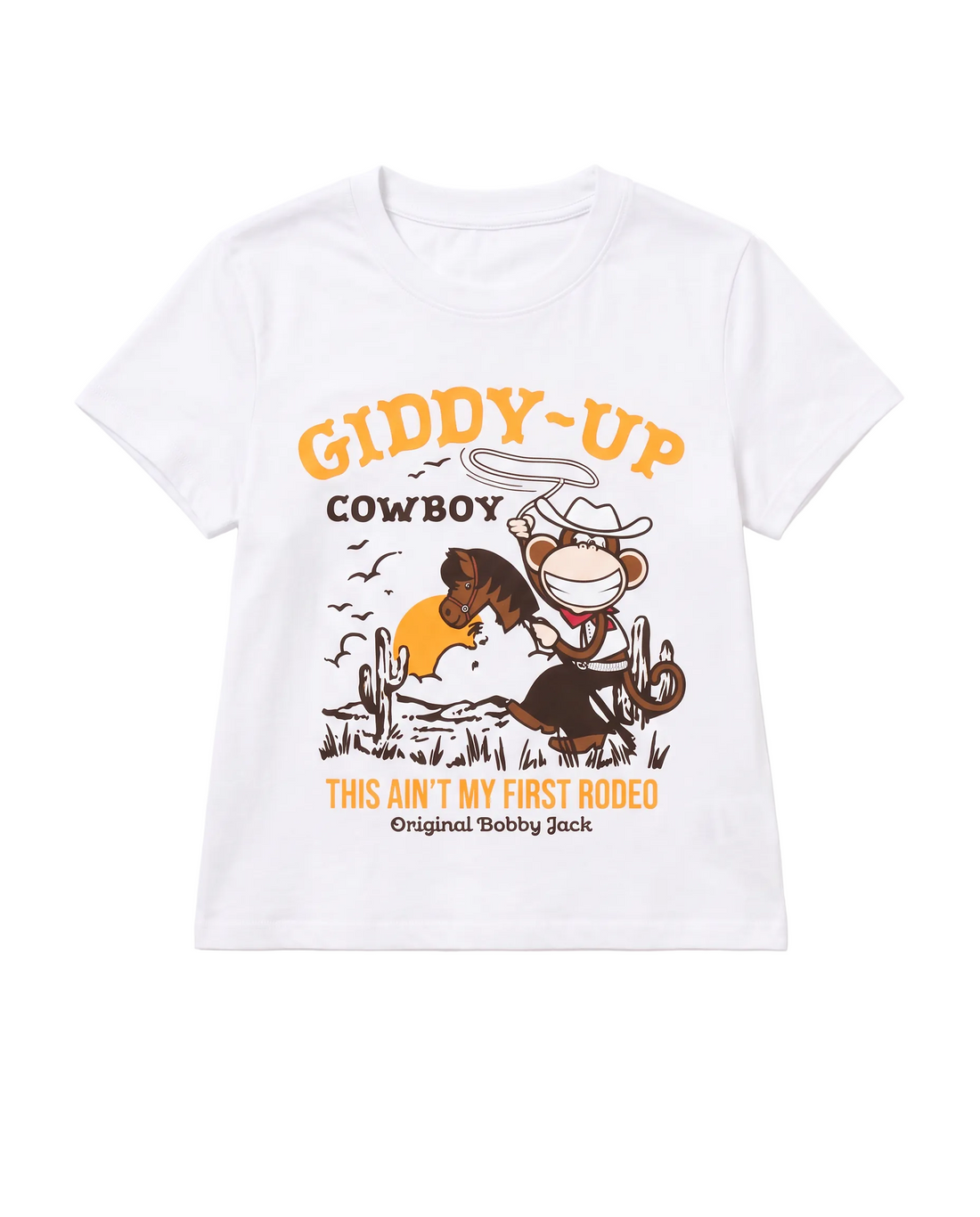 Giddy Up- Bobby Jack T-Shirt - Ivory — image 1