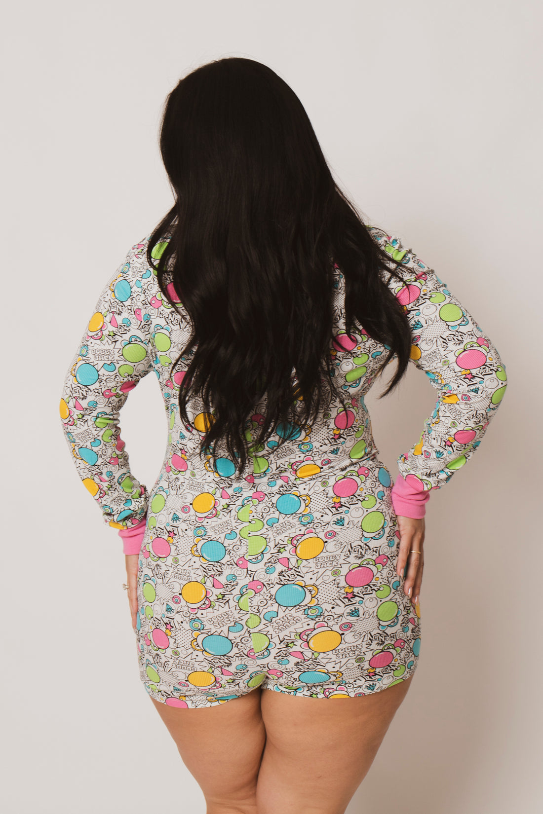Pop Art - Bobby Jack Pajama Onesie - White — image 8