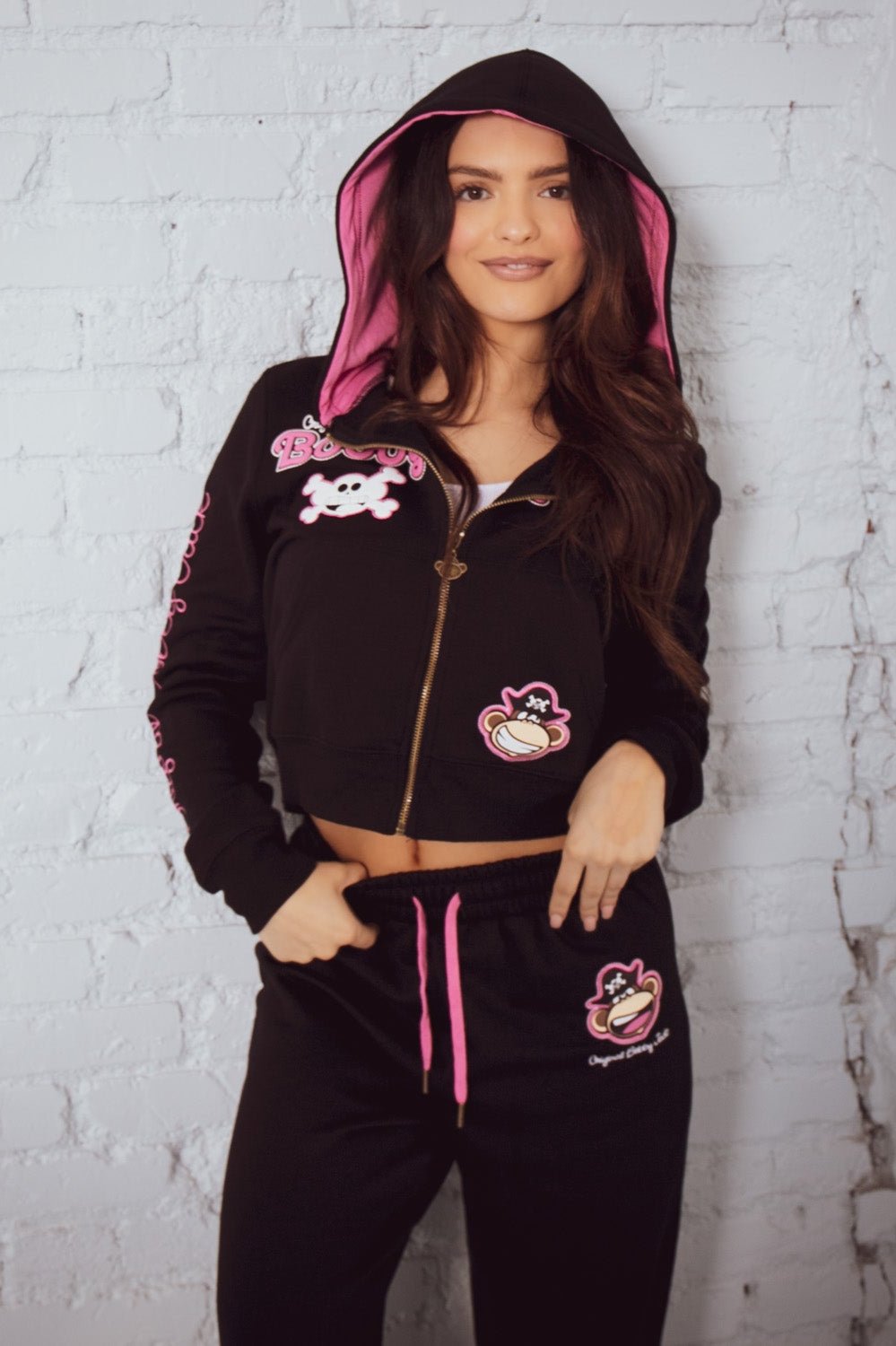 Bobby Jack Hoodie & Pants Set - Surrender - Black — image 5