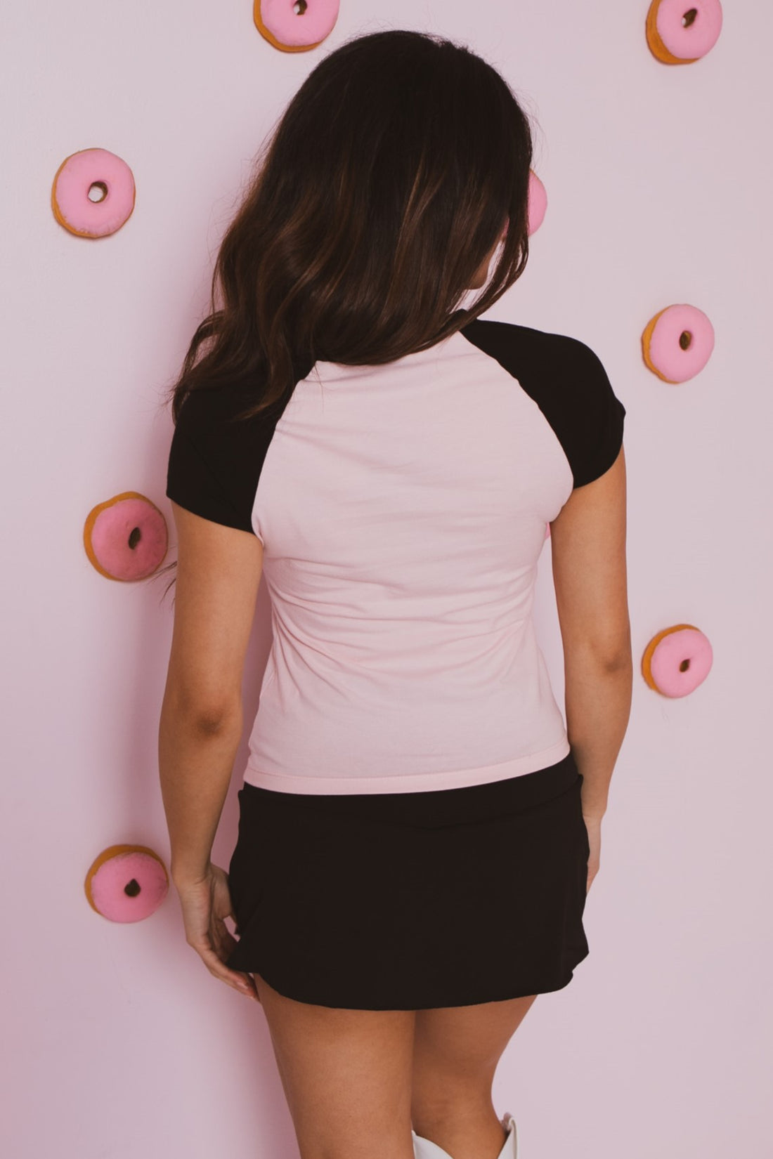 Looking Good - Bobby Jack Raglan Top - Pink — image 4