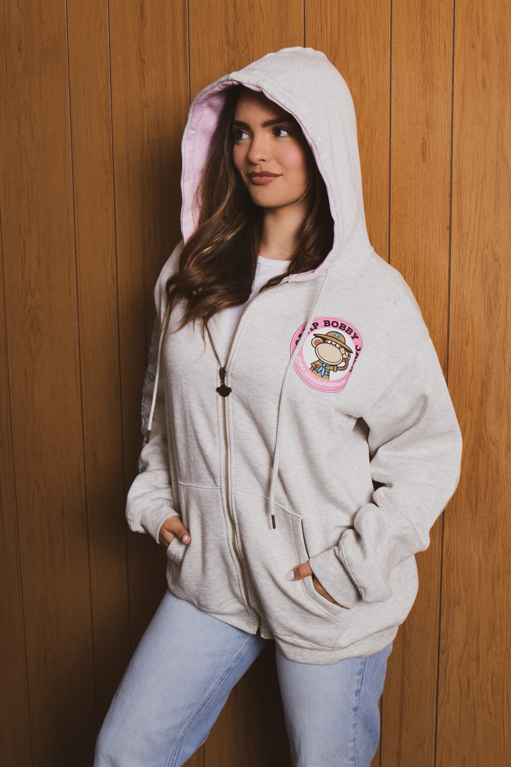 ポピーパーカーoutfit/J Zip Hoodie (OS): Black French Terry | JOAH BROWN®