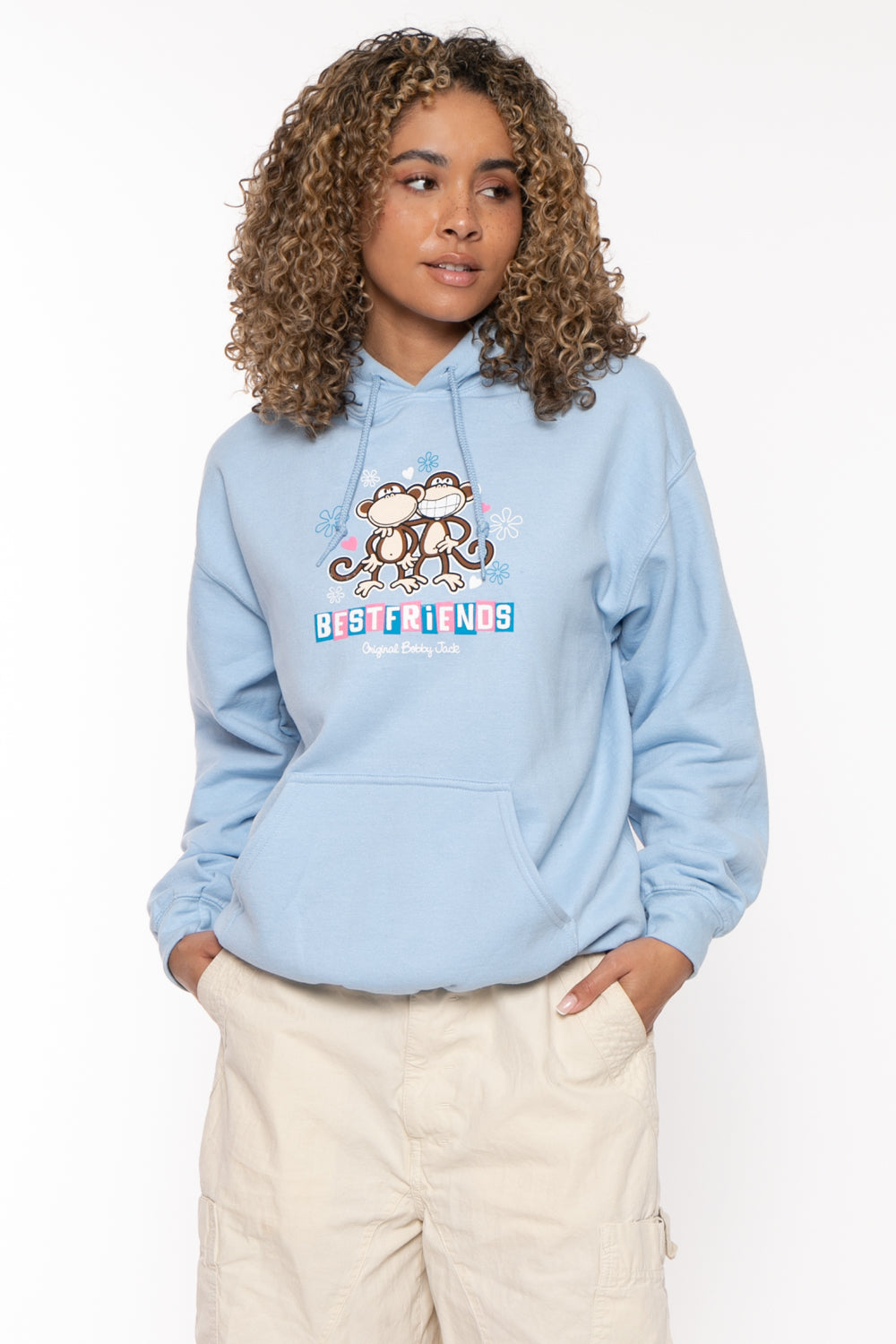 Best Friends Bobby Jack Hoodie Blue Bobby Jack Brand