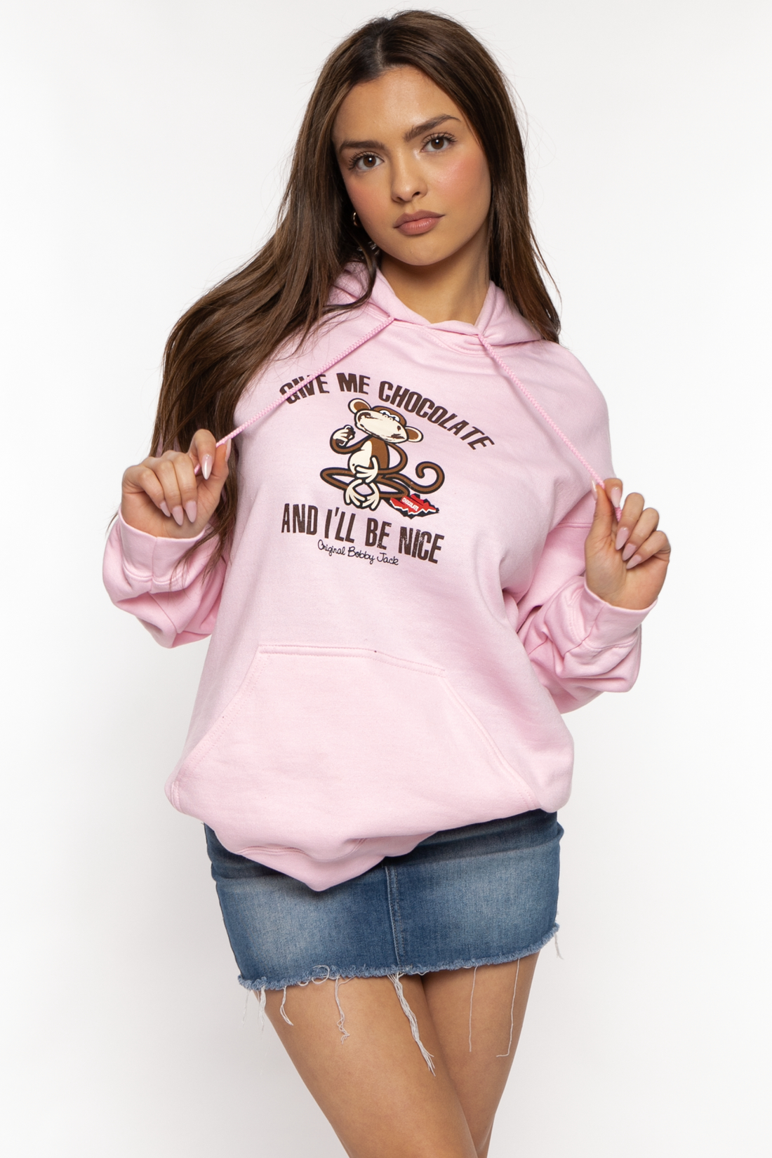 Give Me Chocolate - Bobby Jack Hoodie - Pink — image 2