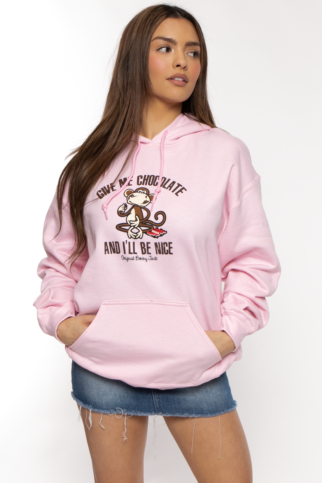 Give Me Chocolate - Bobby Jack Hoodie - Pink — image 4