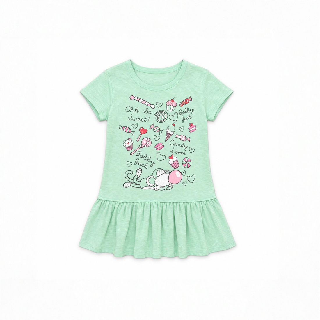 Sweet And Fun | Ruffle Bottom Top - Mint — image 1