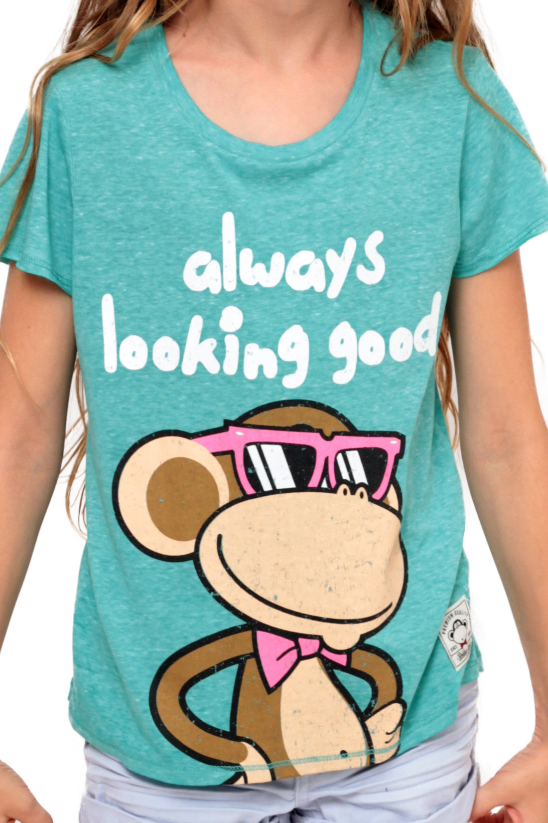 Always Looking Good | Crop Top - Aqua — image 3