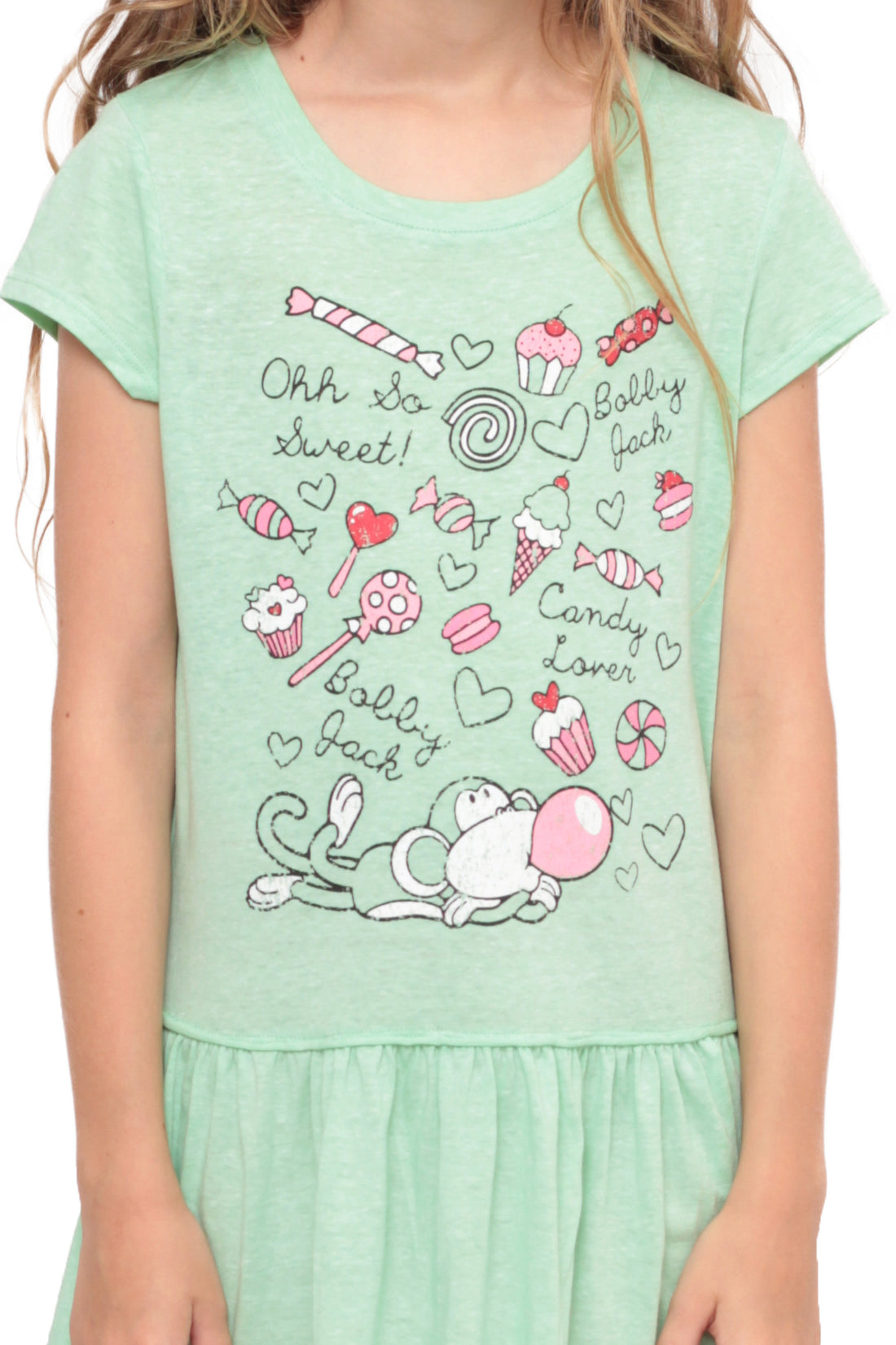 Sweet And Fun | Ruffle Bottom Top - Mint — image 3