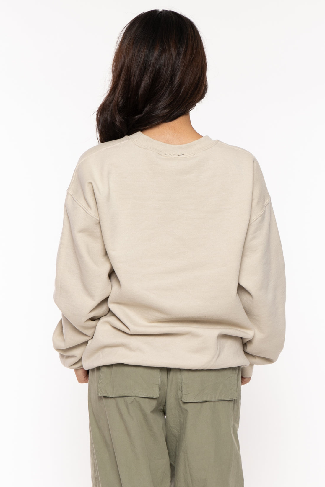 Your Candy -Bobby Jack Crew Glitter Sweatshirt - Sand — image 7