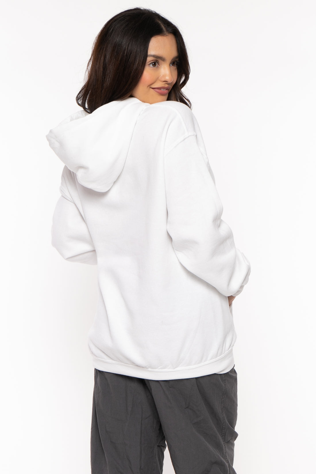 You Can't Sit - Bobby Jack Glitter Hoodie -White — image 6