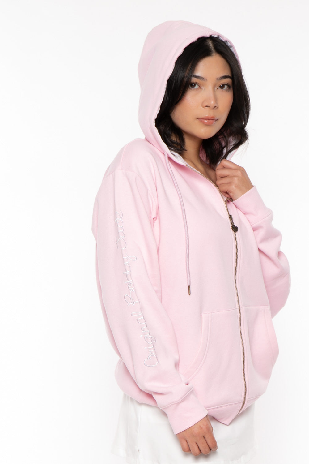 Lucky - Bobby Jack Oversized Premium Zip Hoodie - Pink — image 12