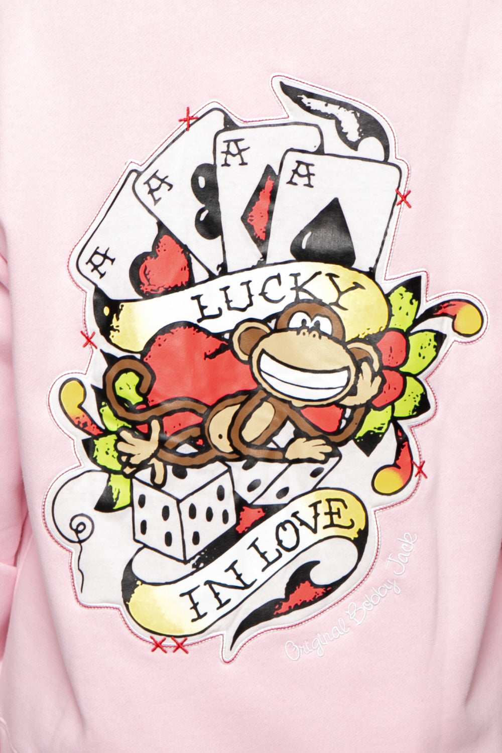 Lucky - Bobby Jack Oversized Premium Zip Hoodie - Pink — image 11