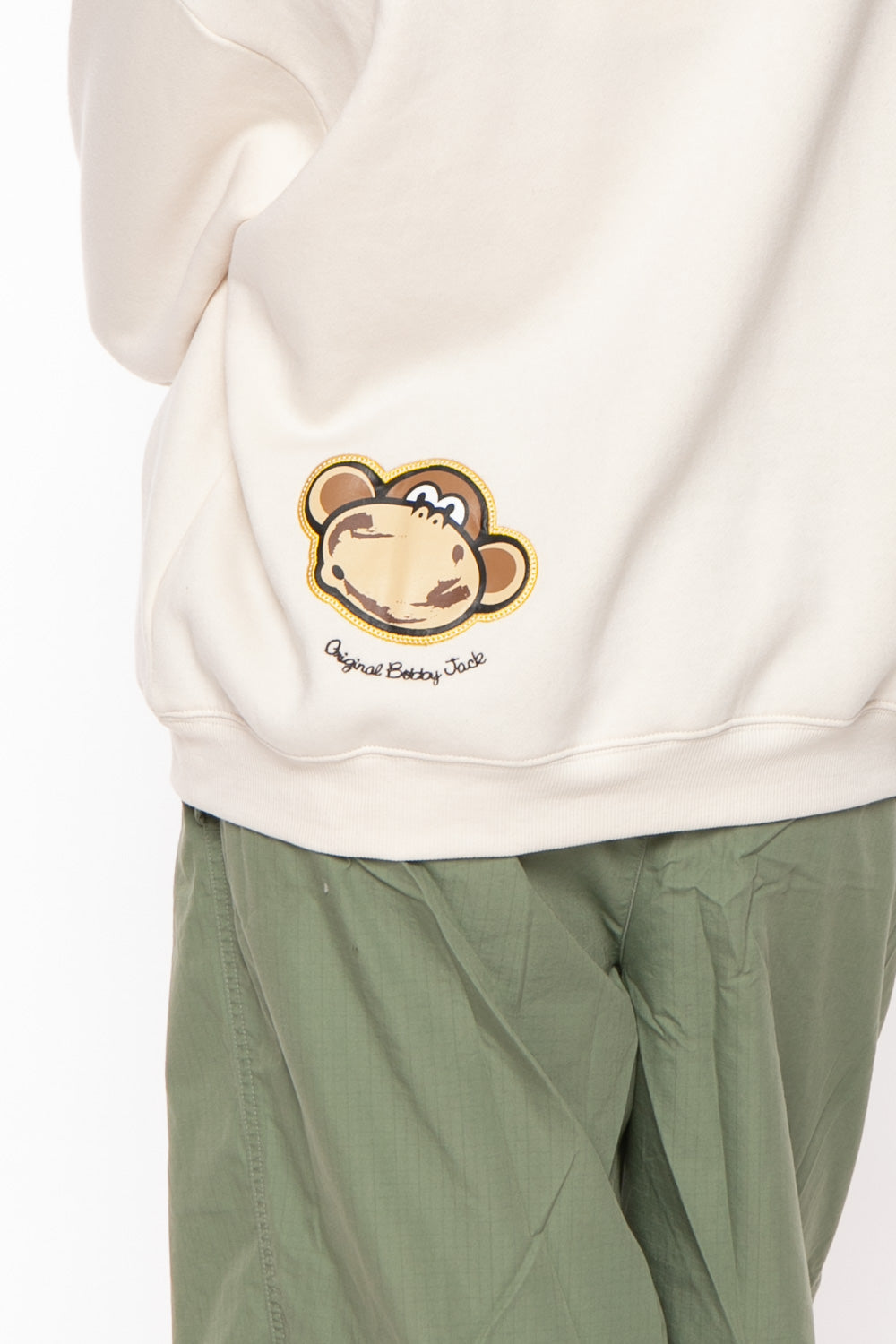Chocolate - Bobby Jack Oversized Premium Sweatshirt - Ivory — image 14