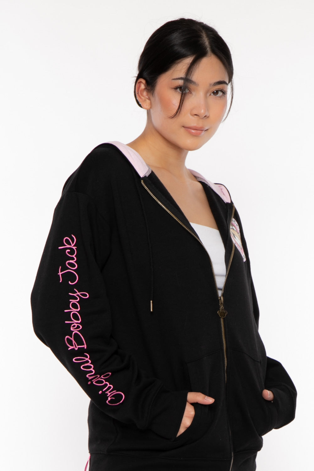 Fight Club - Bobby Jack Oversized Premium Zip Hoodie - Black — image 13