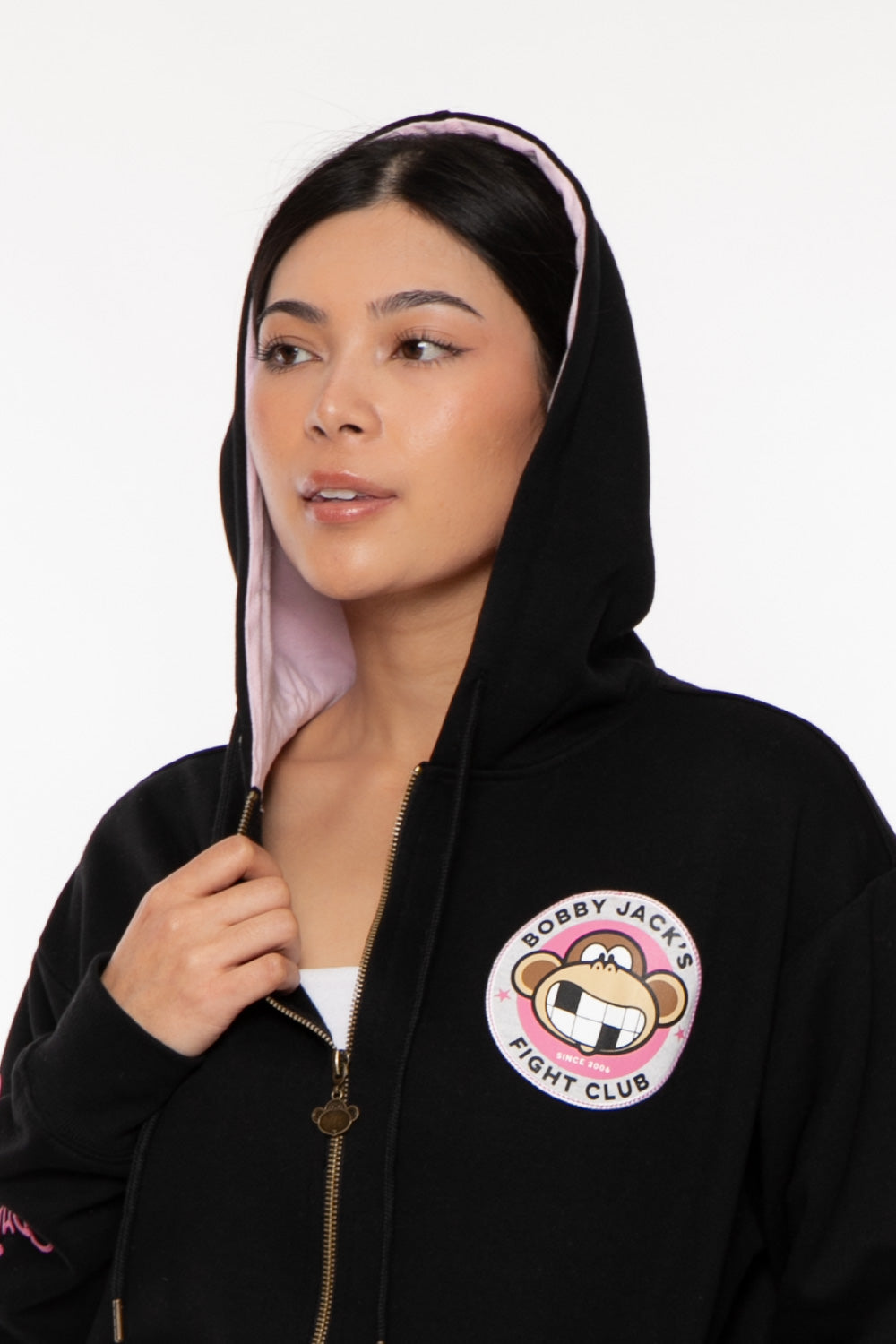 Fight Club - Bobby Jack Oversized Premium Zip Hoodie - Black — image 12