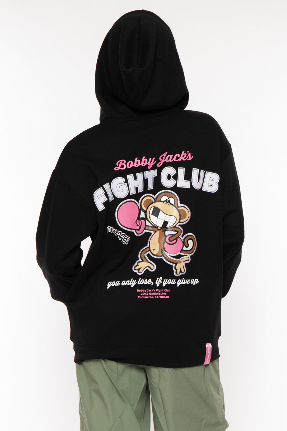 トップス HEUGN Bobby Check Black size2 Fight Club - Bobby Jack Oversized Premium Zip Hoodie - Black
