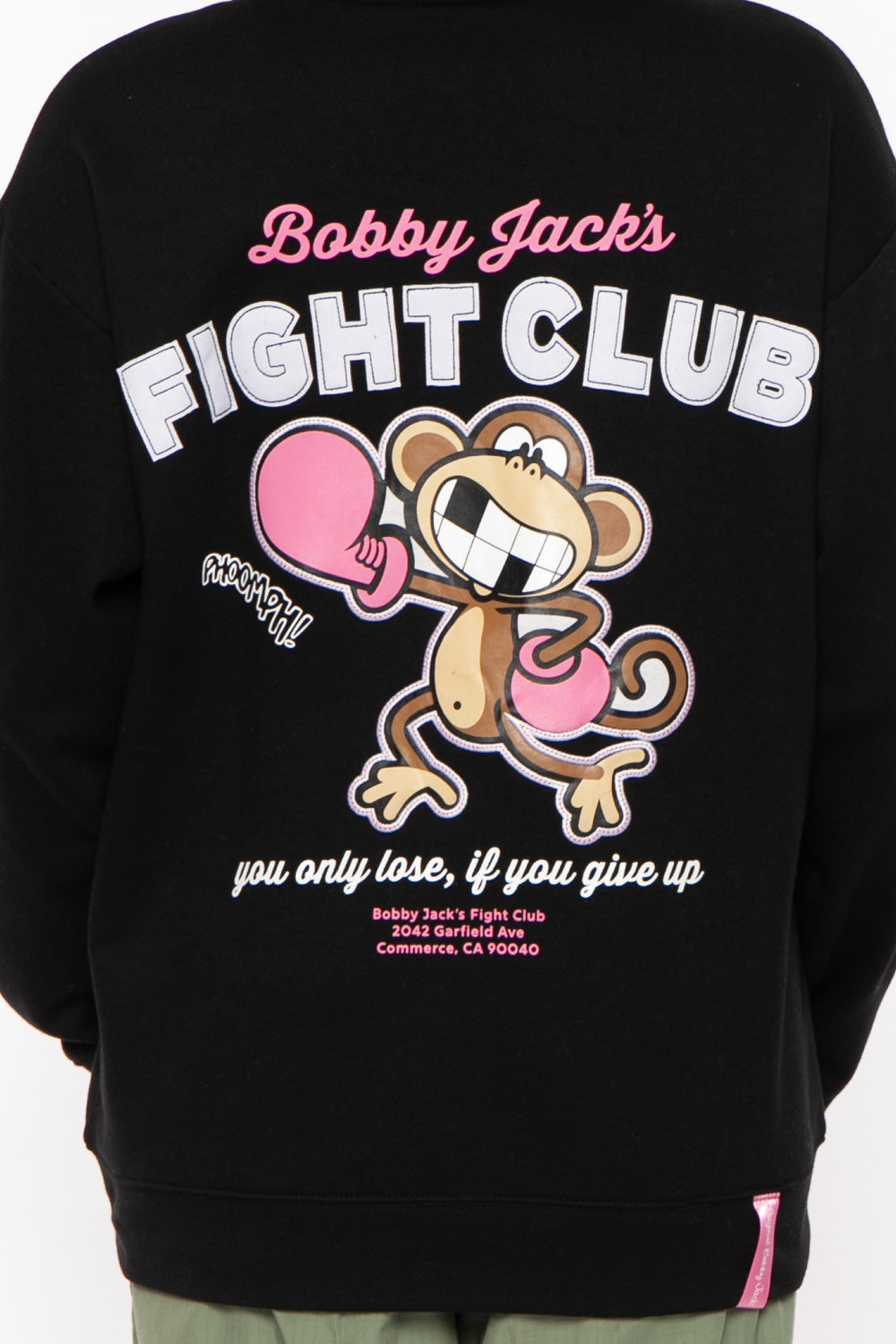 Fight Club - Bobby Jack Oversized Premium Zip Hoodie - Black — image 11