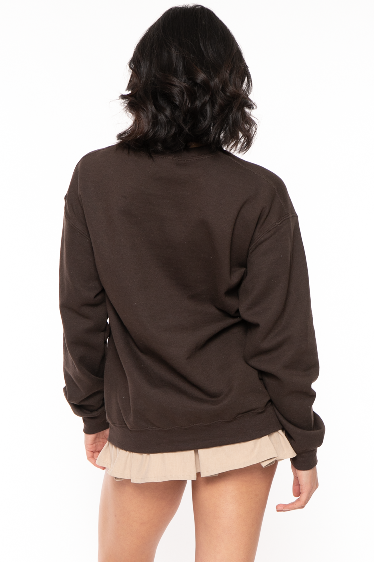 I Love Candy - Bobby Jack Crew Sweatshirt - Brown — image 7