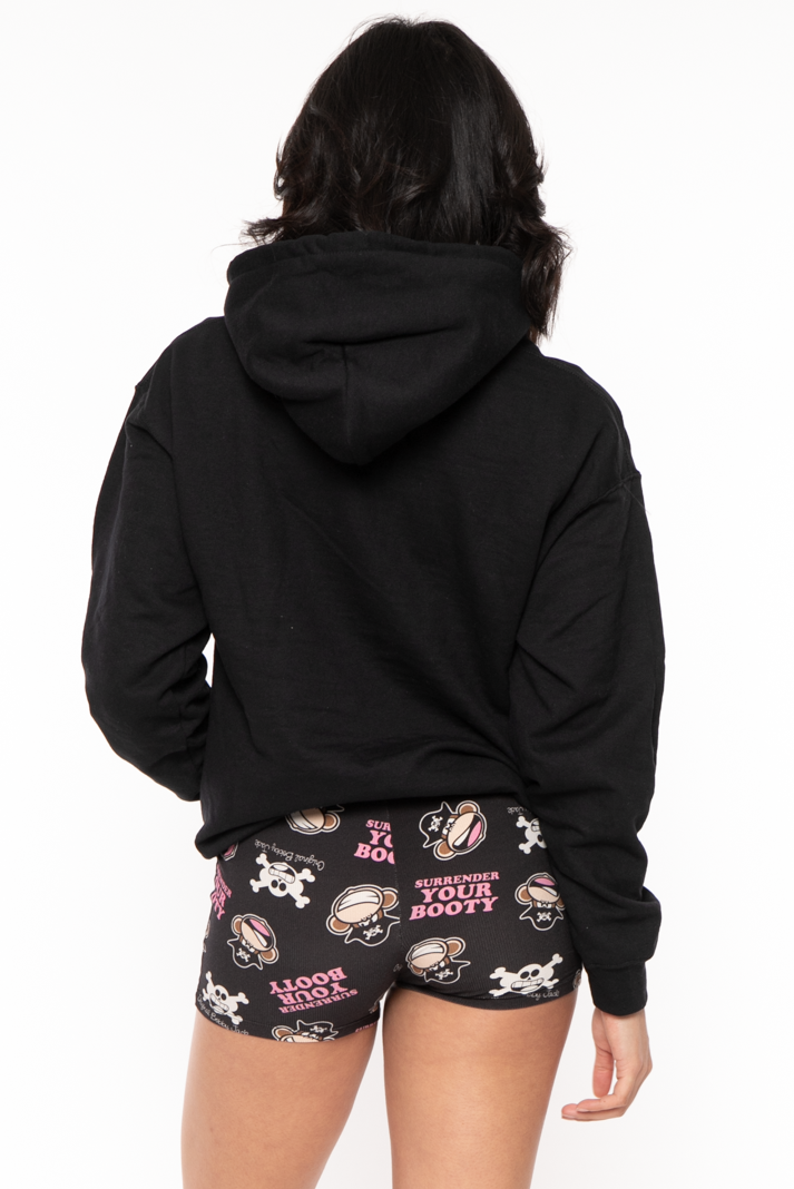 Surrender Your  Booty- Bobby Jack Hoodie - Black — image 7