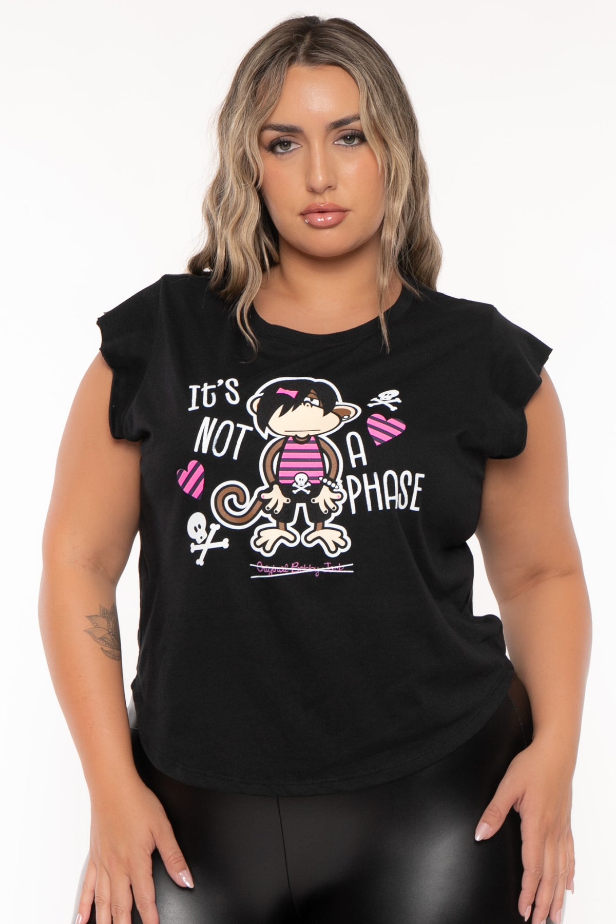 Not A Phase - Bobby Jack Muscle Tee - Black