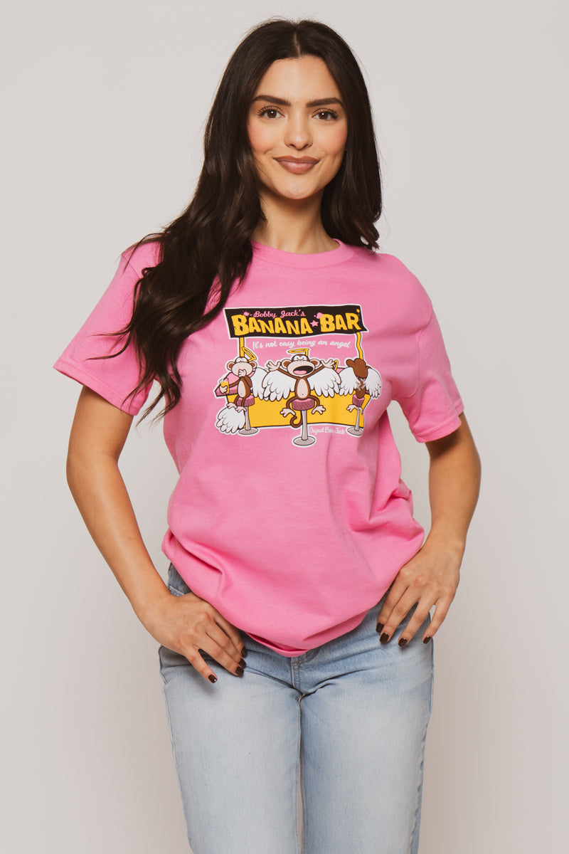 Banana Bar - Bobby Jack Unisex T-Shirt - Pink