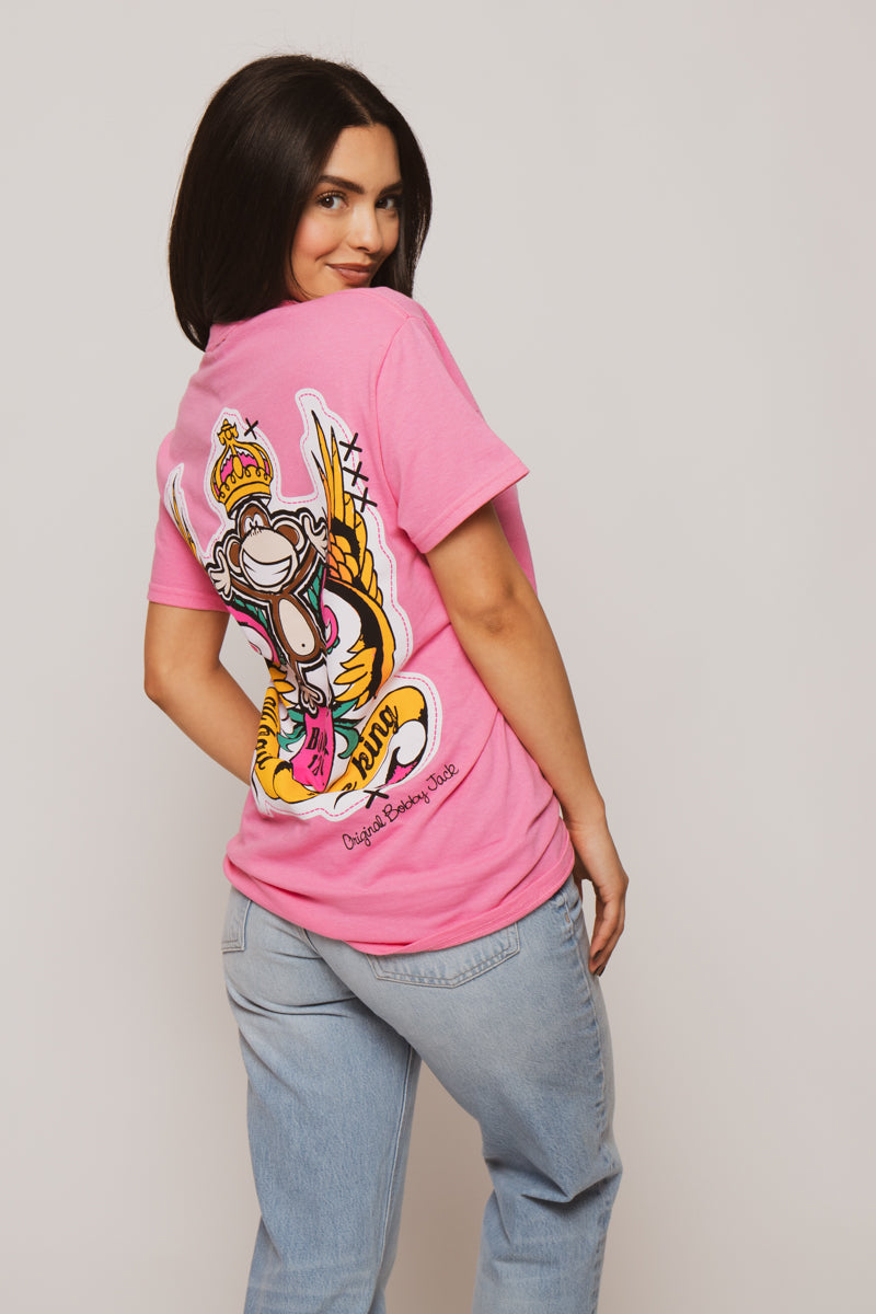 King - Bobby Jack Limited Unisex T-Shirt - Pink — image 3