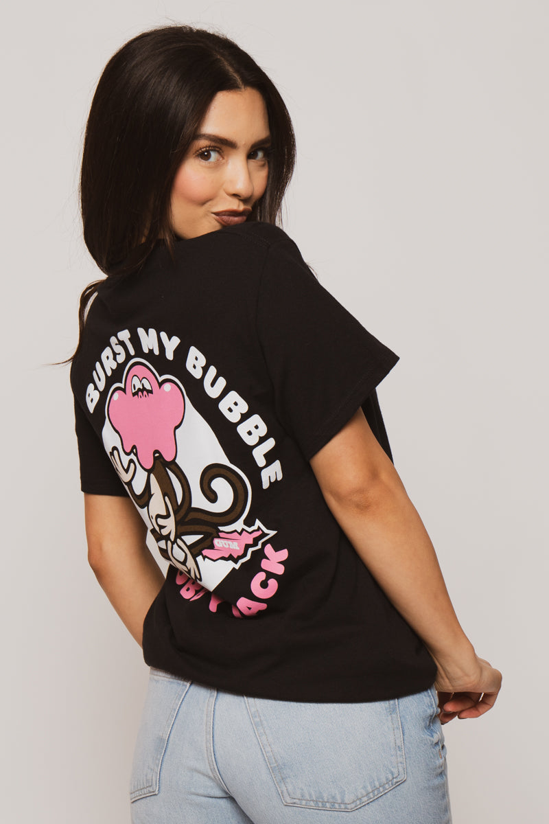 Don't Burst - Bobby Jack Limited Unisex T-Shirt - Black — image 3