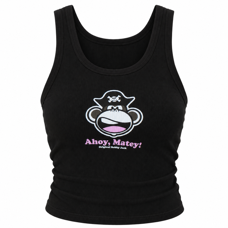 Ahoy, Matey - Bobby Jack Tank Top - Black