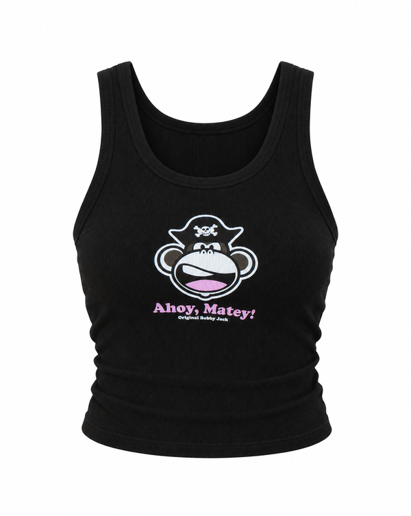 Ahoy, Matey - Bobby Jack Tank Top - Black