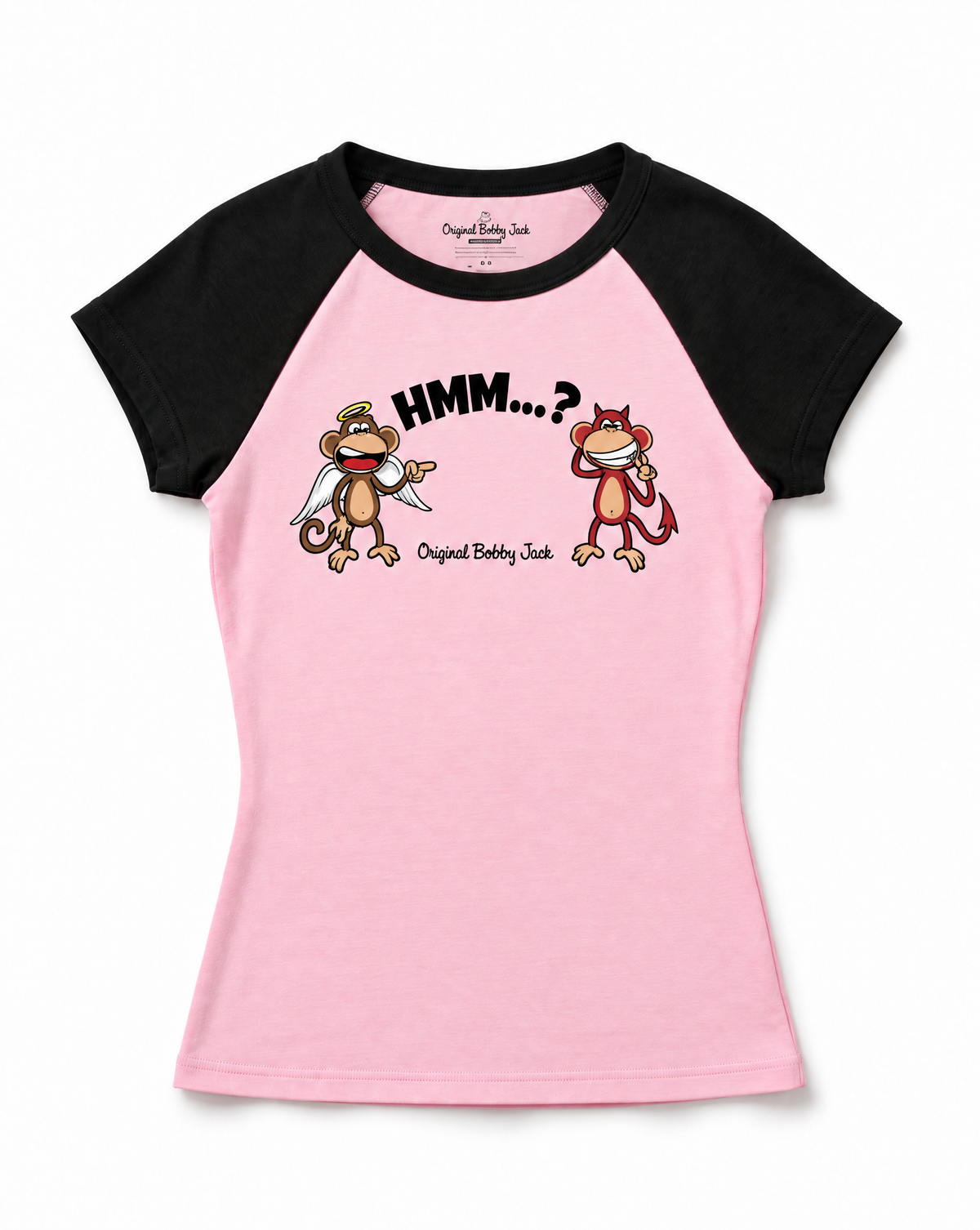 Angel Devil - Bobby Jack Raglan Top - Pink