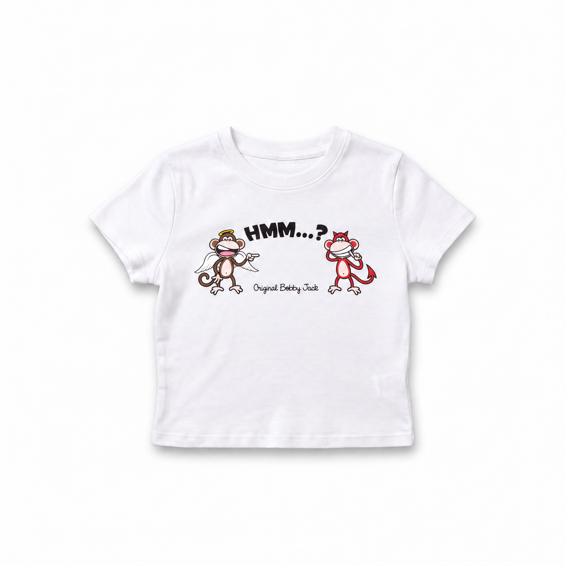 Angel Devil - Bobby Jack Crop  Top - White — image 2