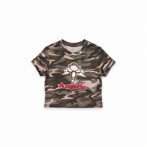 Angelic - Bobby Jack Crop Top - Camo